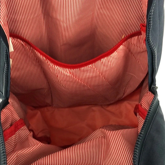 Distressed Herschel Supply backpack blue orange - Picture 6 of 6